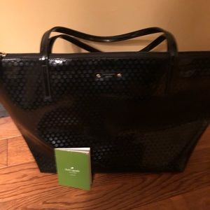 Black Kate Spade Patent Tote